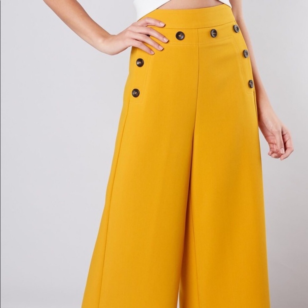 New! Yellow Vibes Pants - Picture 3 of 4